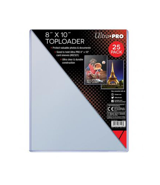 Ultra Pro 8” X 10” Top Loader 25 Pack