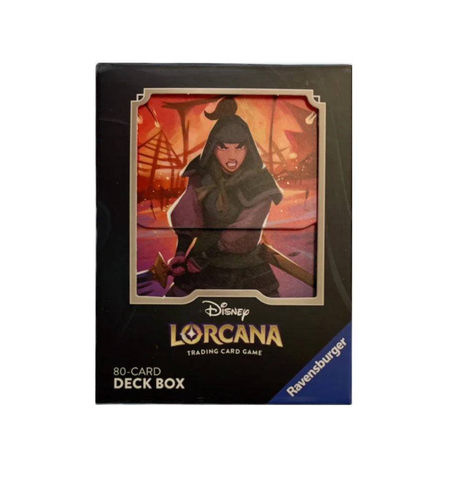 Disney Lorcana Rise Of The Floodborn Mulan Deck Box The Awesome Card Shop Disney Lorcana Rise Of The Floodborn Mulan Deck Box The Awesome Card Shop