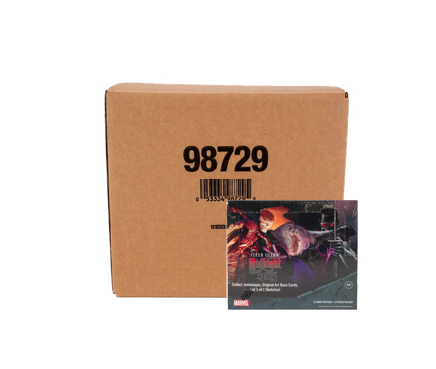 2023 Fleer Ultra Marvel Midnight Sons Hobby 12-Box Case