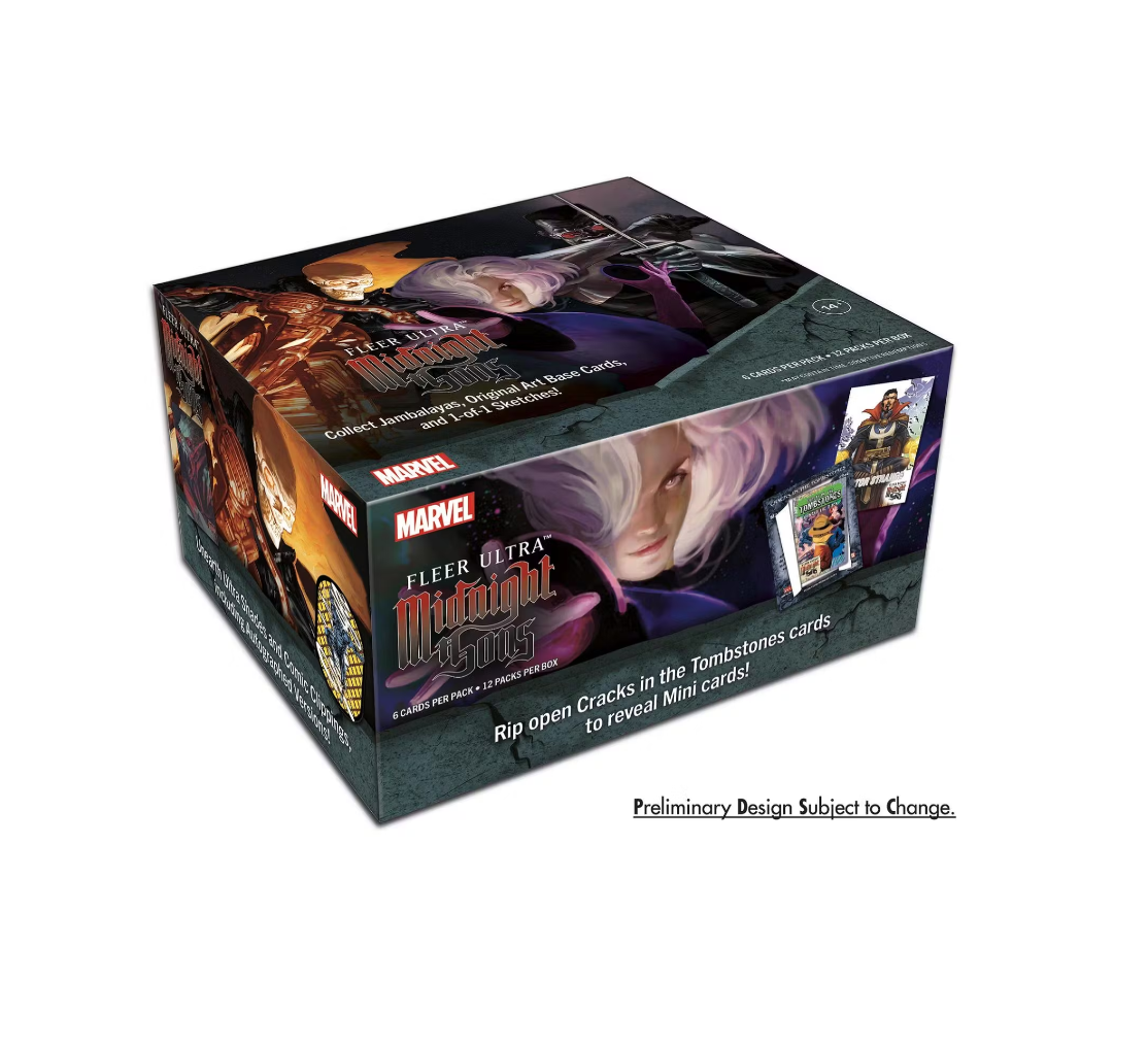 2023 Fleer Ultra Marvel Midnight Sons Hobby 12-Box Case