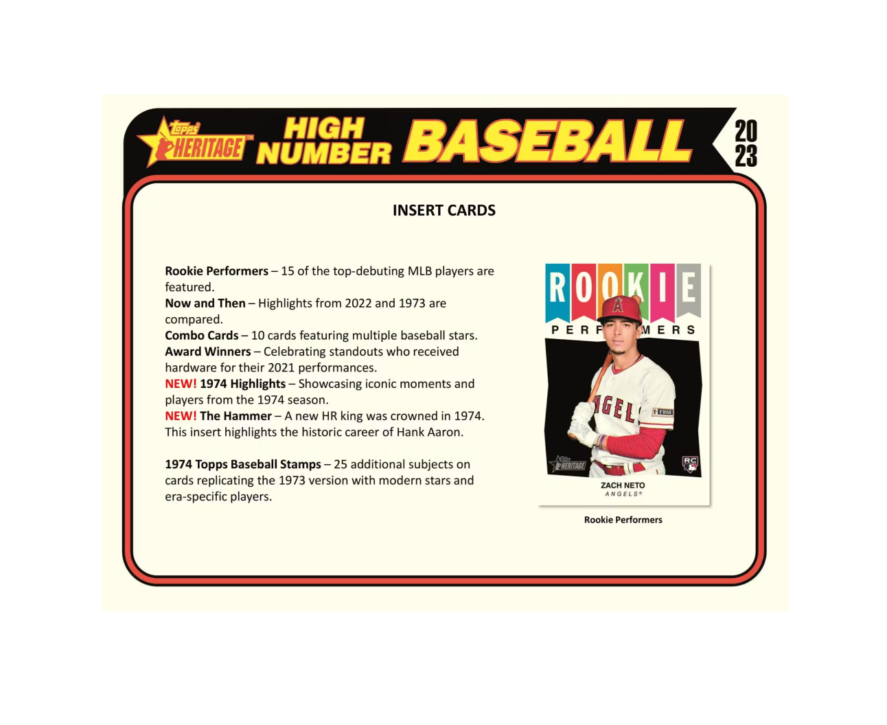 2023 Topps Heritage High Number Baseball Hobby Box