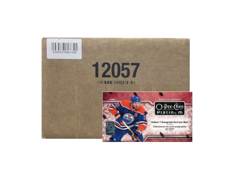 2022-23 Upper Deck O-Pee-Chee Platinum Hockey Hobby 8-Box Case