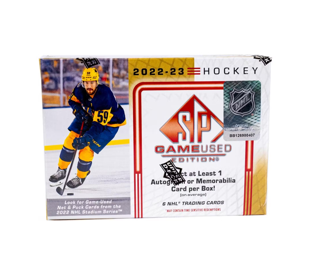 2022/23 Upper Deck SP Game Used Hockey 18 Box Case