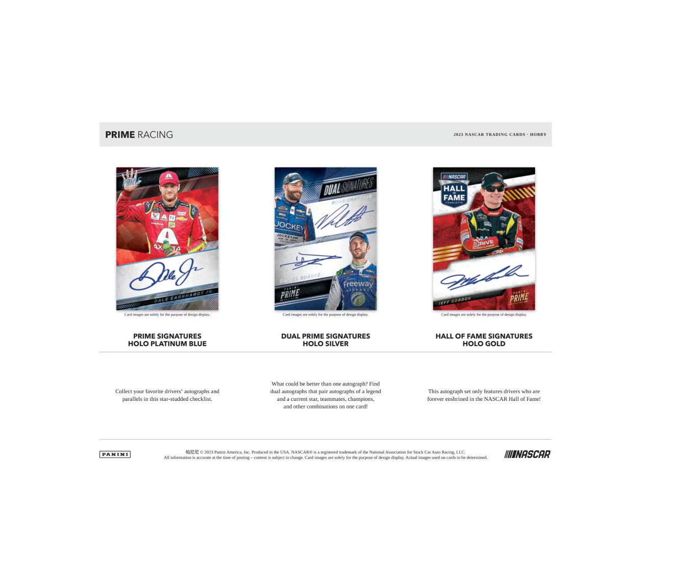 2023 Panini Prime Racing Hobby 8-Box Case