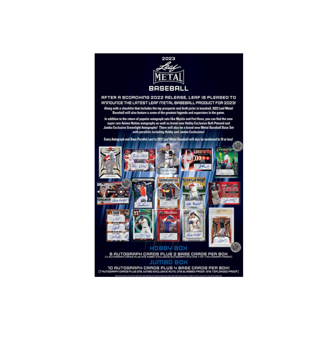 2023 Leaf Metal Baseball Hobby Box (Preorder)