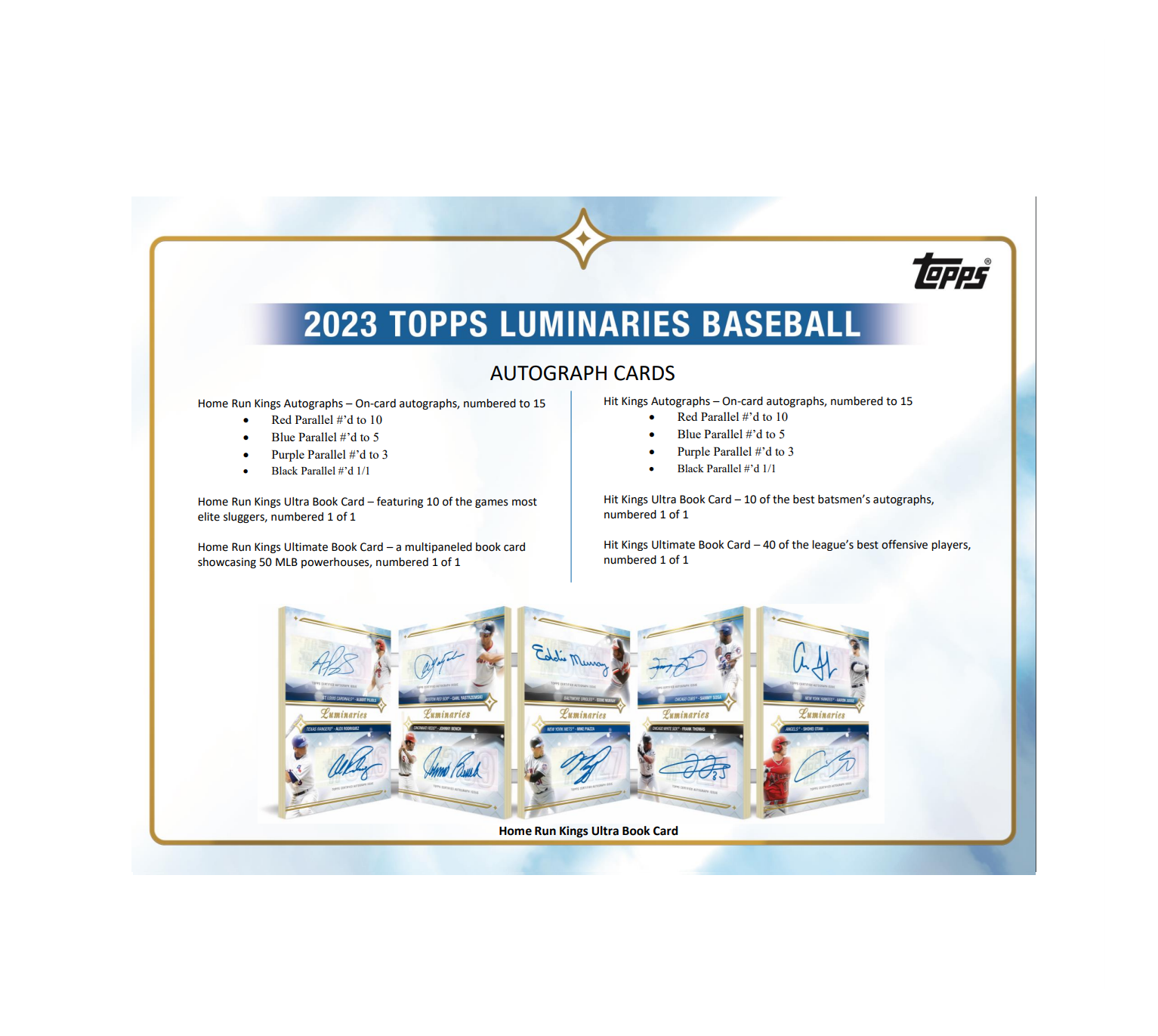 2023 Topps Luminaries Baseball Hobby Box