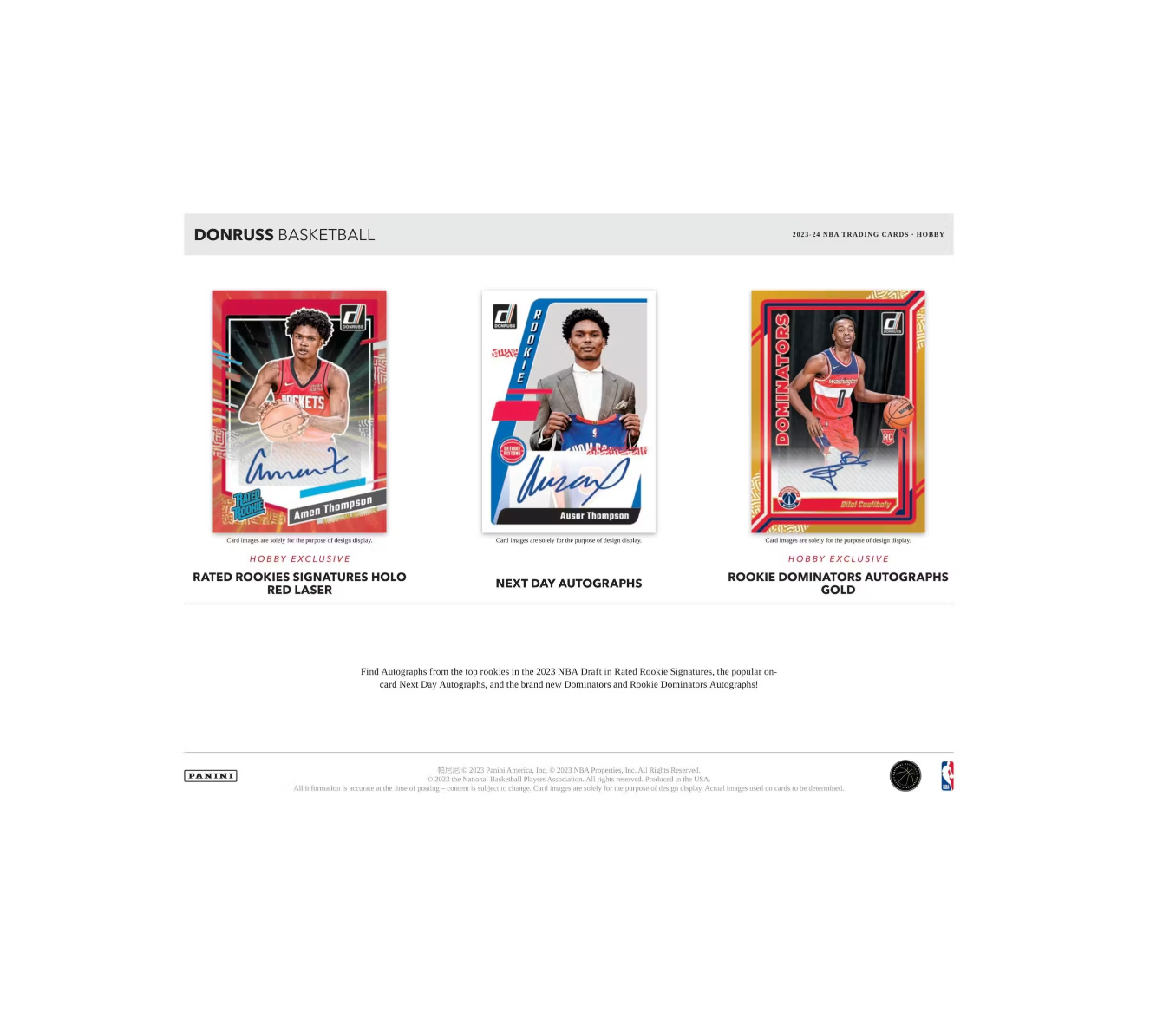2023-24 Panini Donruss Basketball Hobby Box
