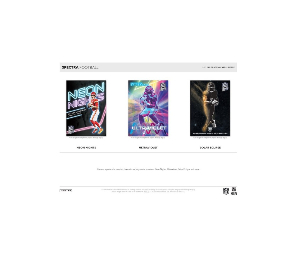 2023 Panini Spectra Football Hobby 8-Box Case