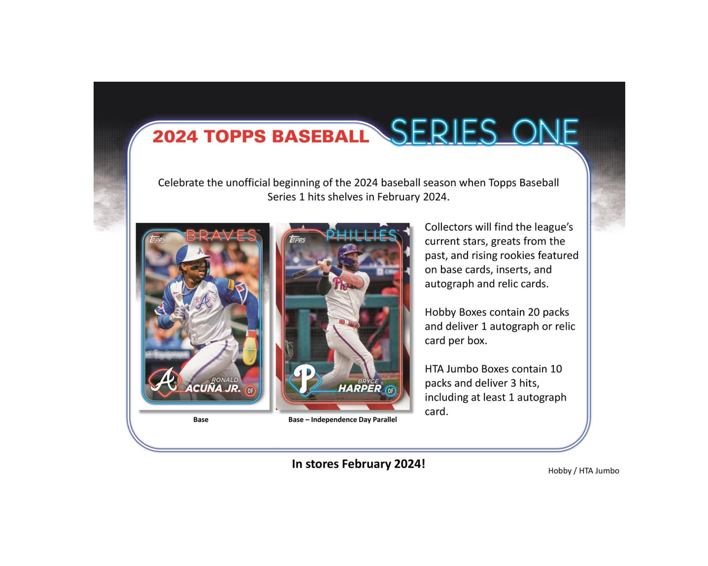 2024 Topps Series 1 Baseball Hobby Box