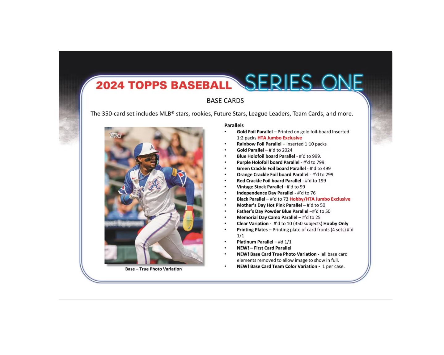 2024 Topps Series 1 Baseball Hobby Box