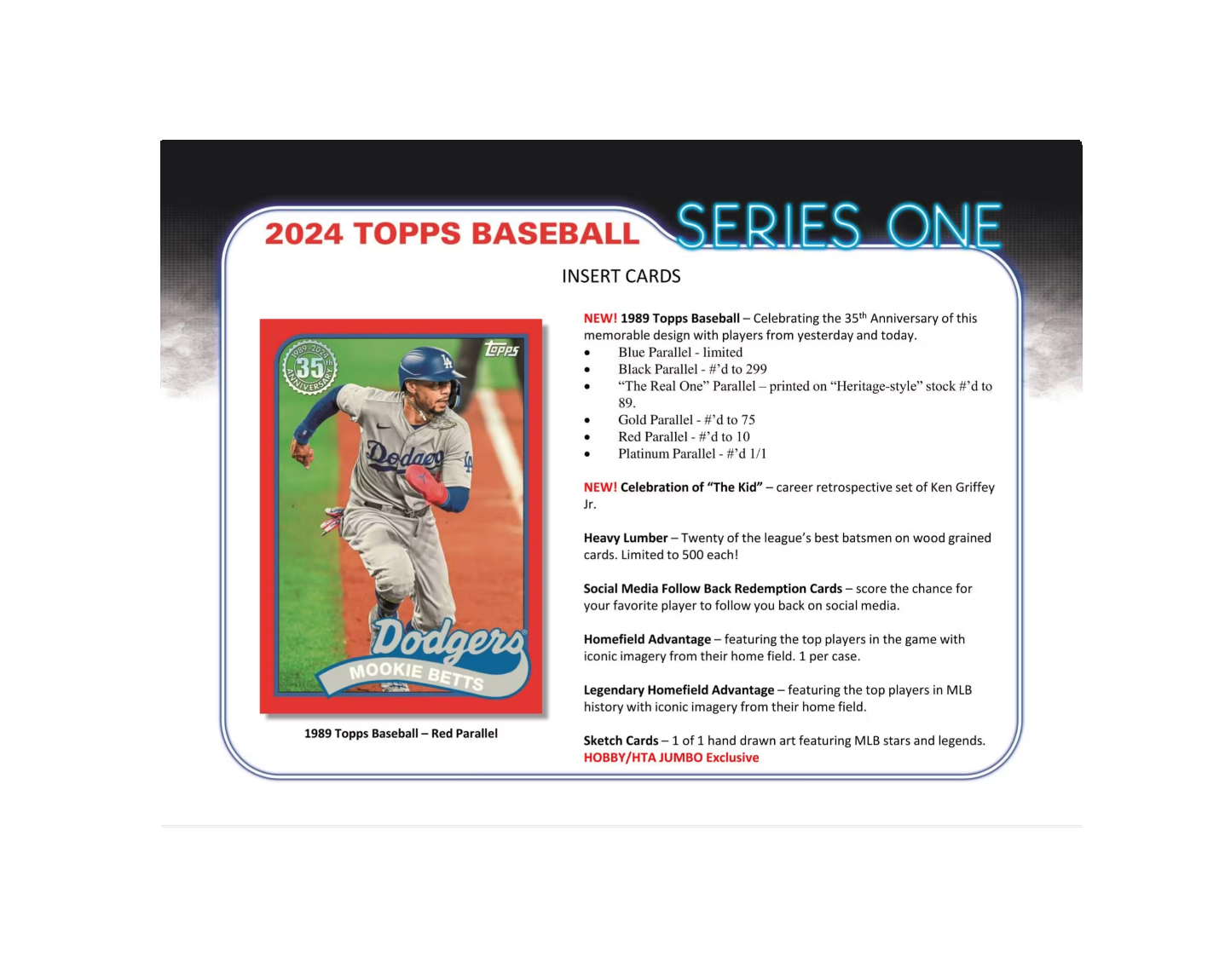 2024 Topps Series 1 Baseball Hobby Box