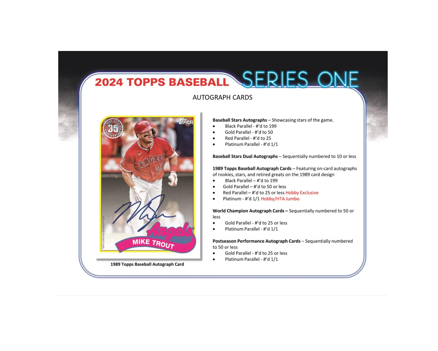 2024 Topps Series 1 Baseball Hobby Box