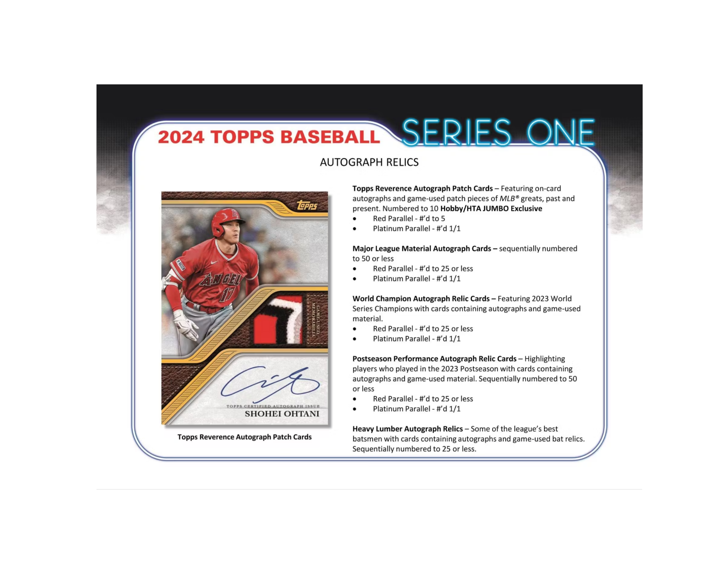 2024 Topps Series 1 Baseball Hobby Jumbo Box