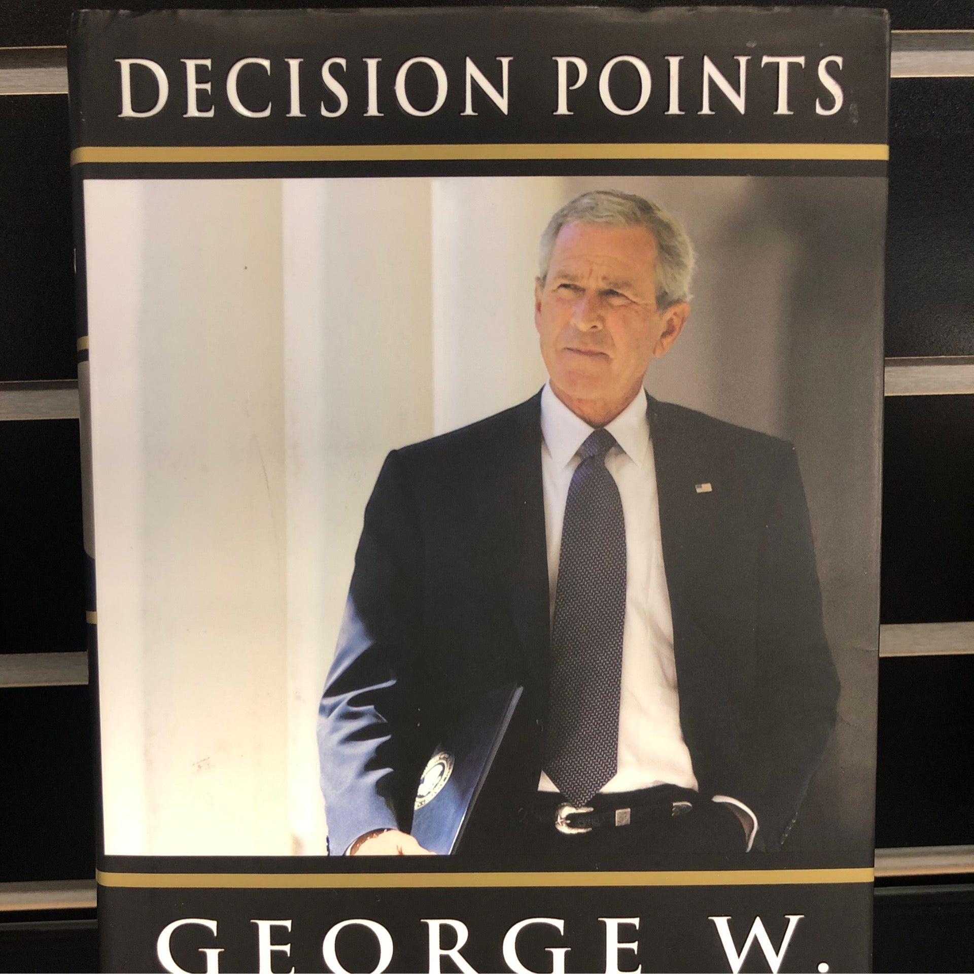 George W Bush Decision Points Signed Book – The Awesome Card Shop