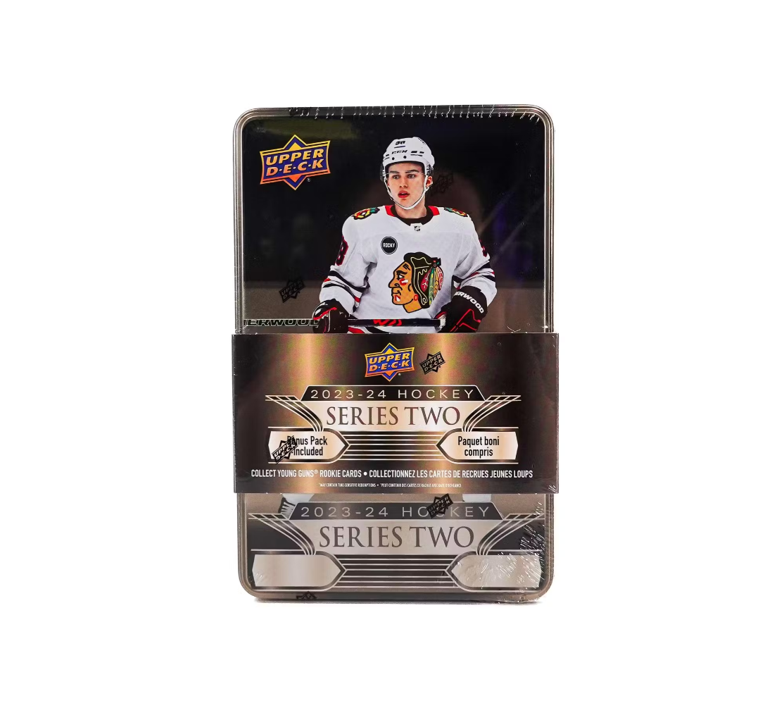 2023-24 Upper Deck Hockey Series 2 Retail Tin Box