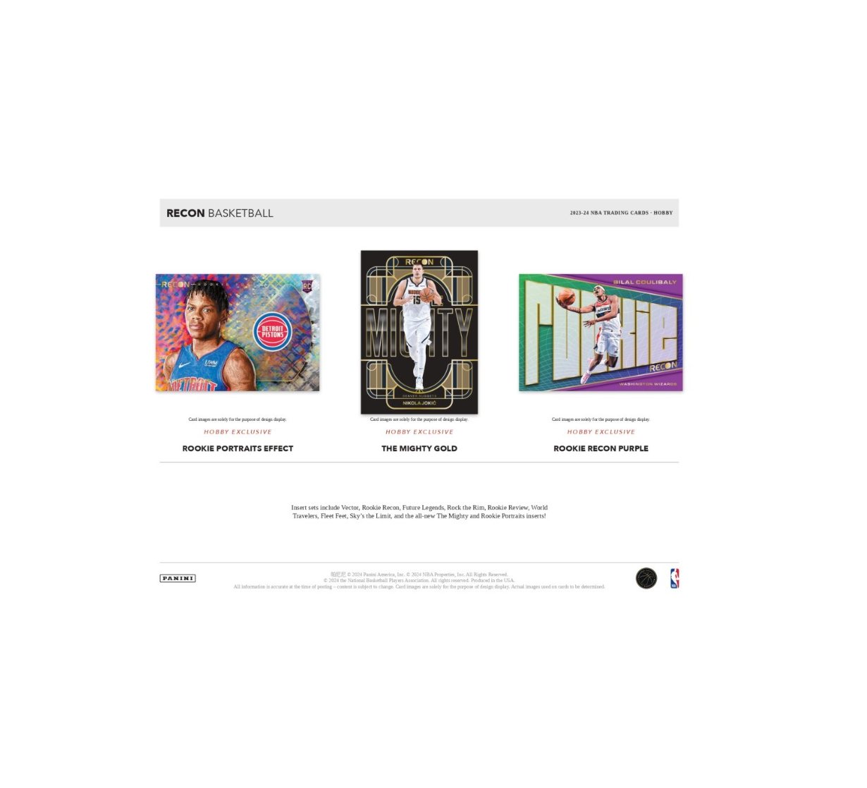 2023-24 Panini Recon Basketball Hobby 12-Box Case