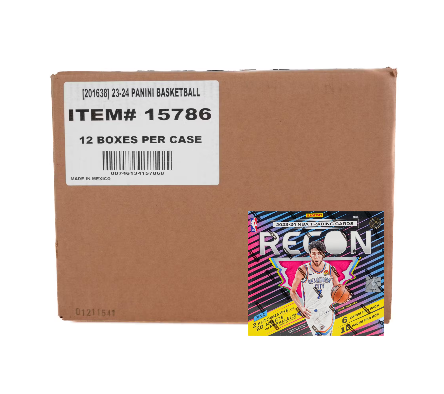 2023-24 Panini Recon Basketball Hobby 12-Box Case