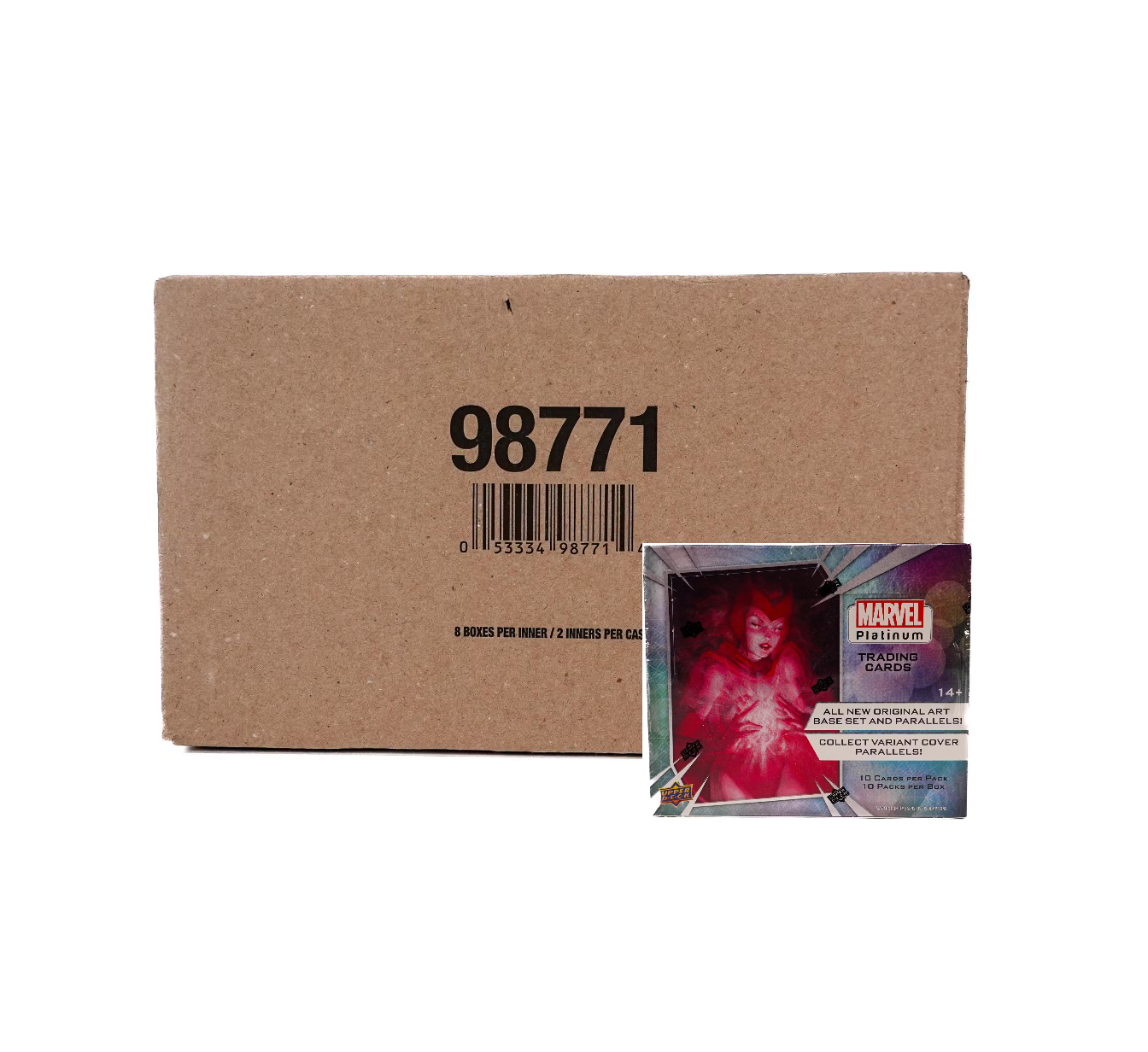 2023 Upper Deck Marvel Platinum Hobby 16-Box Case