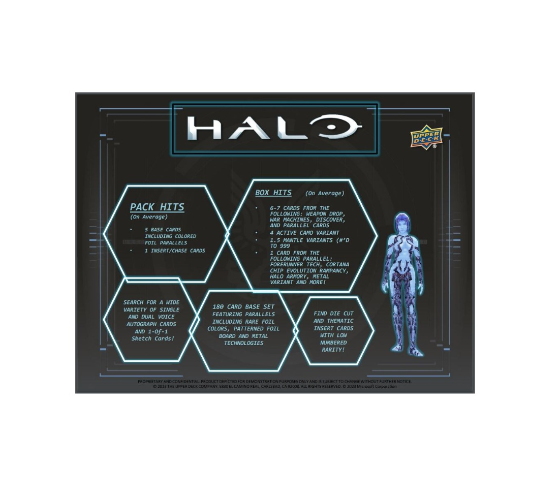 2023 Upper Deck Halo Legacy Hobby Box (Preorder)