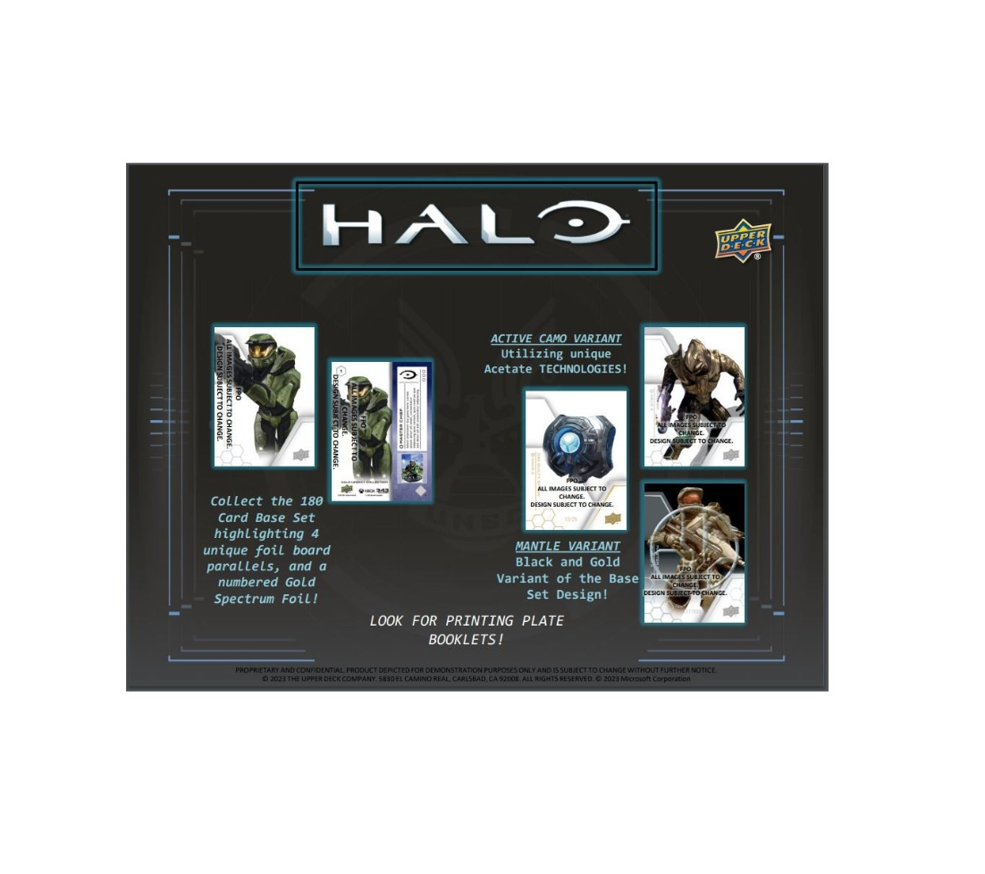 2023 Upper Deck Halo Legacy Hobby 12-Box Case (Preorder)
