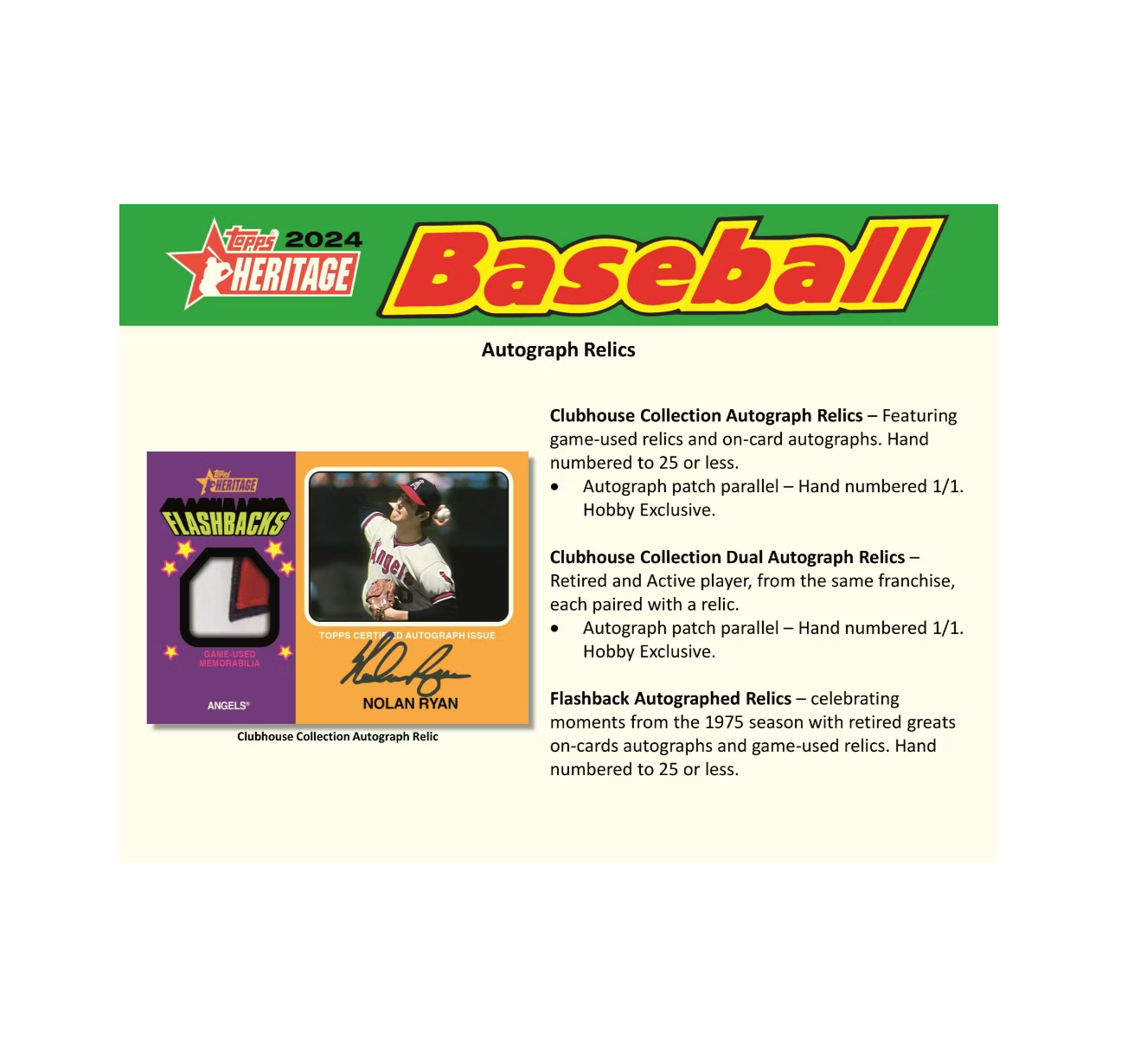 2024 Topps Heritage Baseball Hobby Box