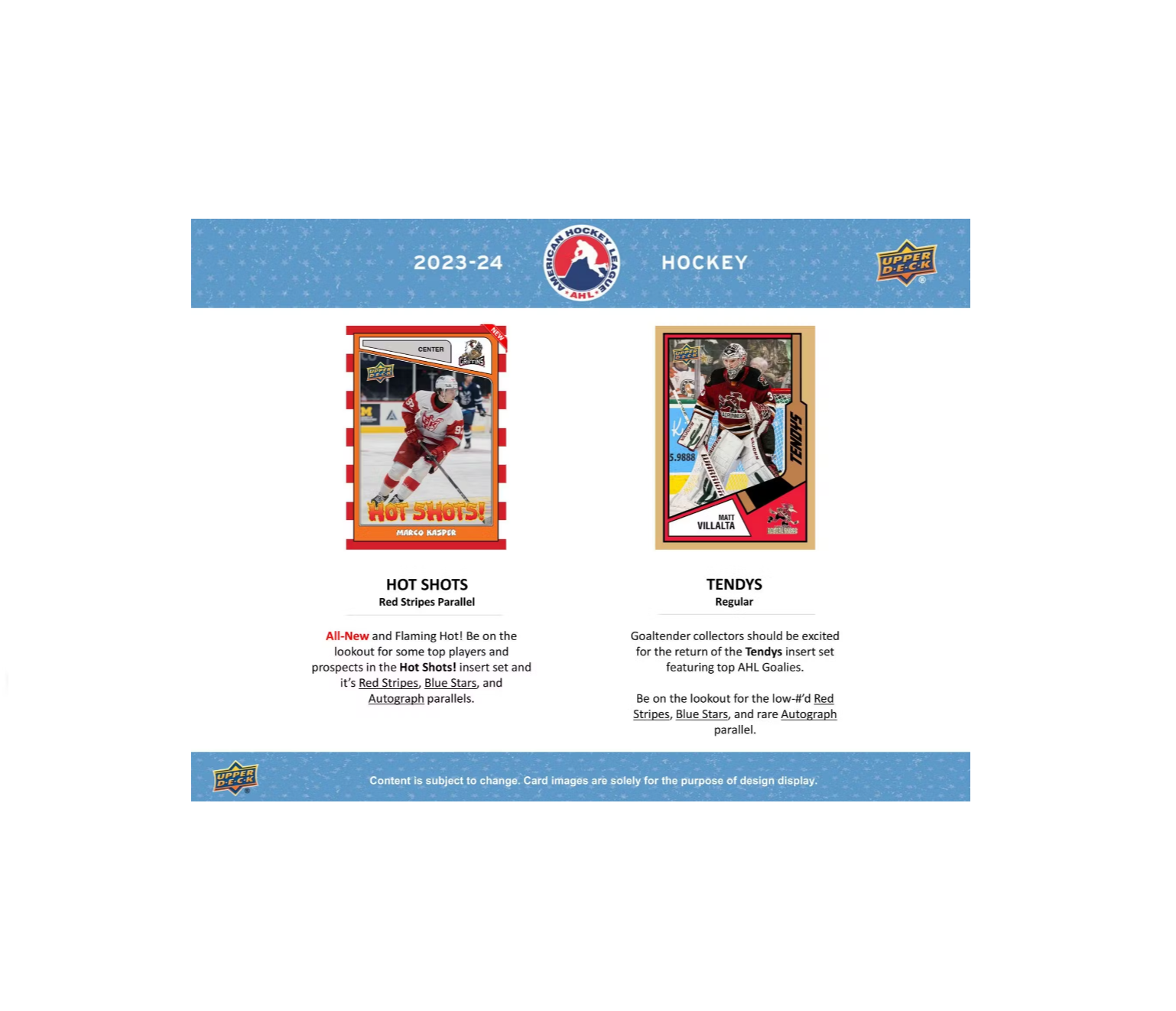 2023-24 Upper Deck AHL Hockey Hobby 24-Box Case