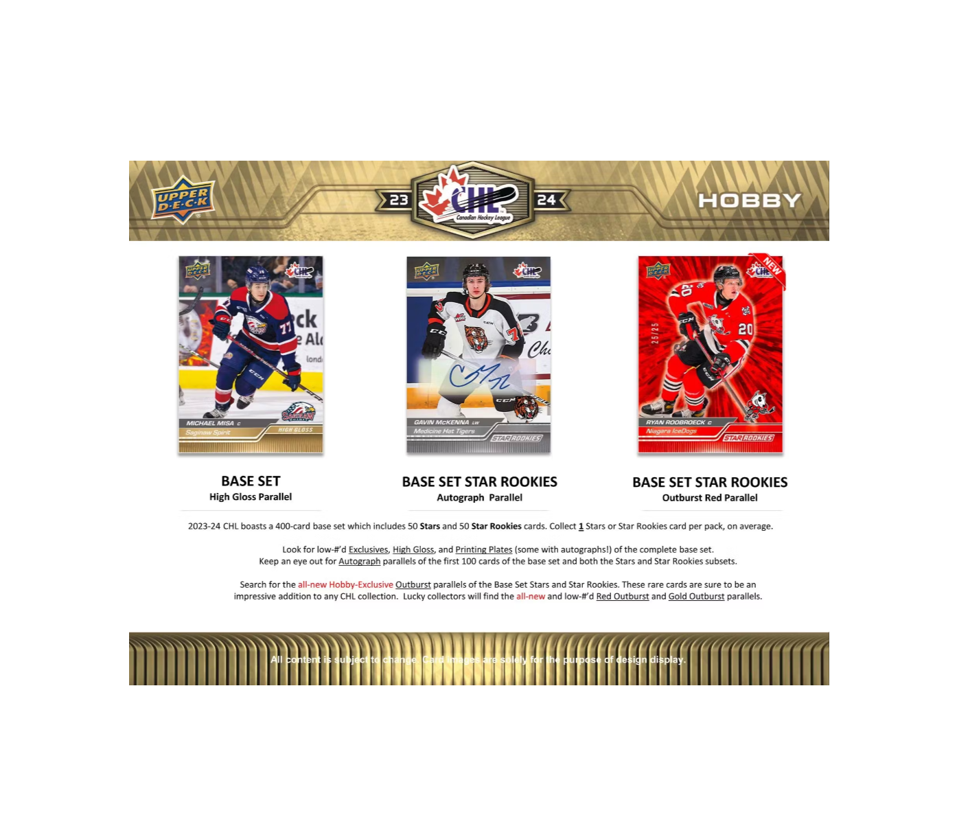 2023-24 Upper Deck CHL Hockey Hobby Box (Preorder)