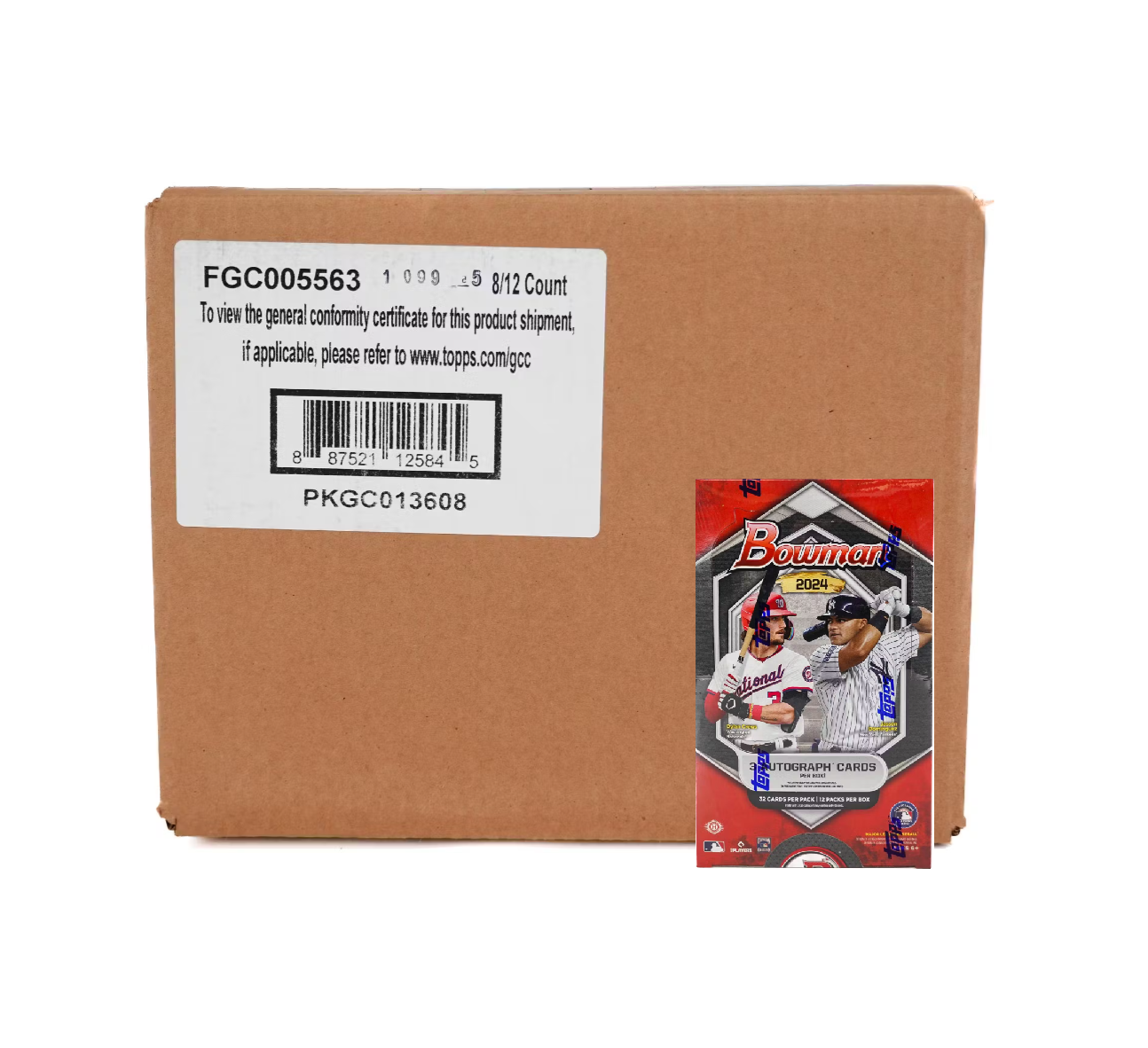 2024 Bowman Baseball Jumbo 8-Box Case
