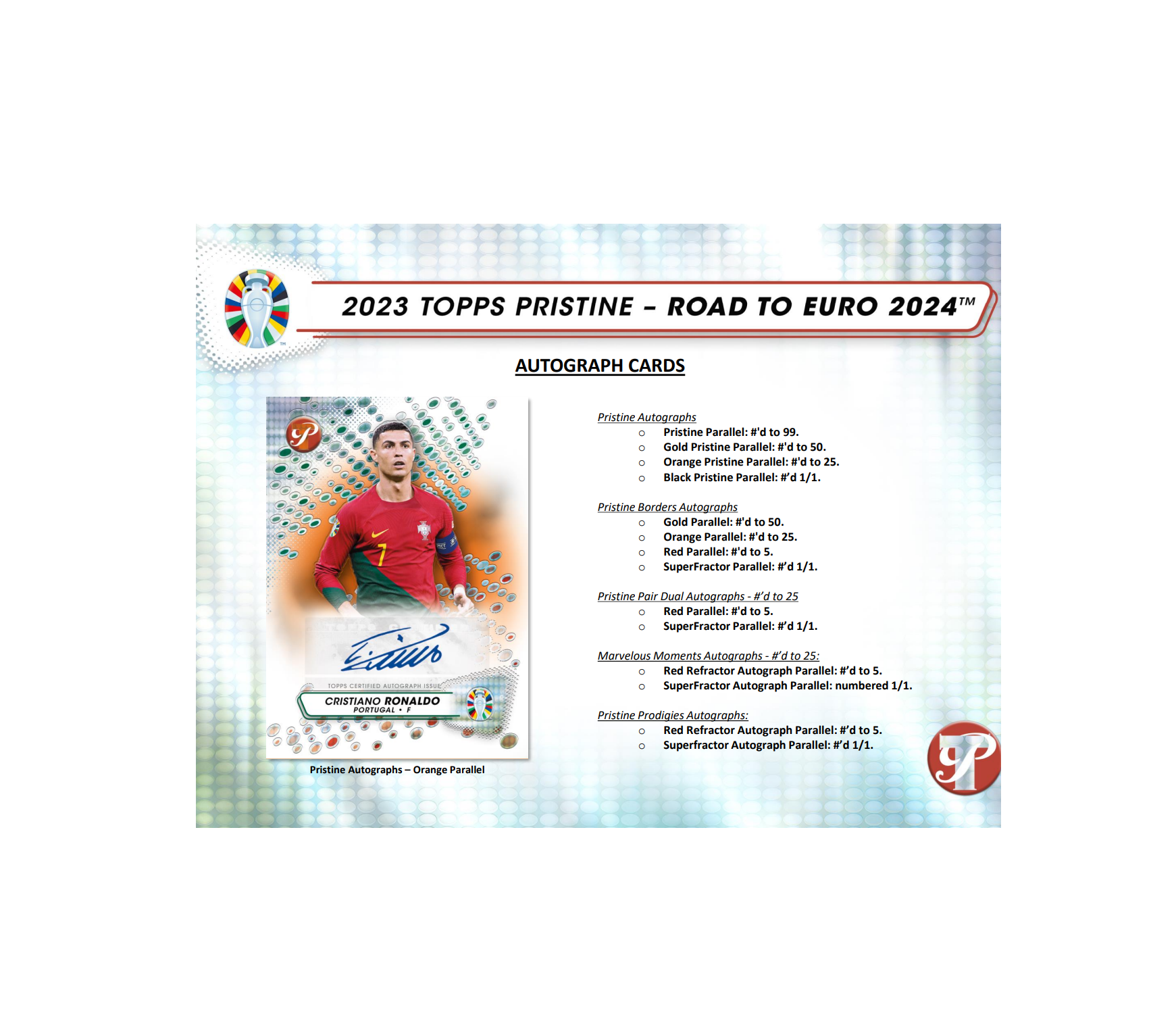 2023 Topps Pristine Road To Euro 2024 Soccer Hobby Box