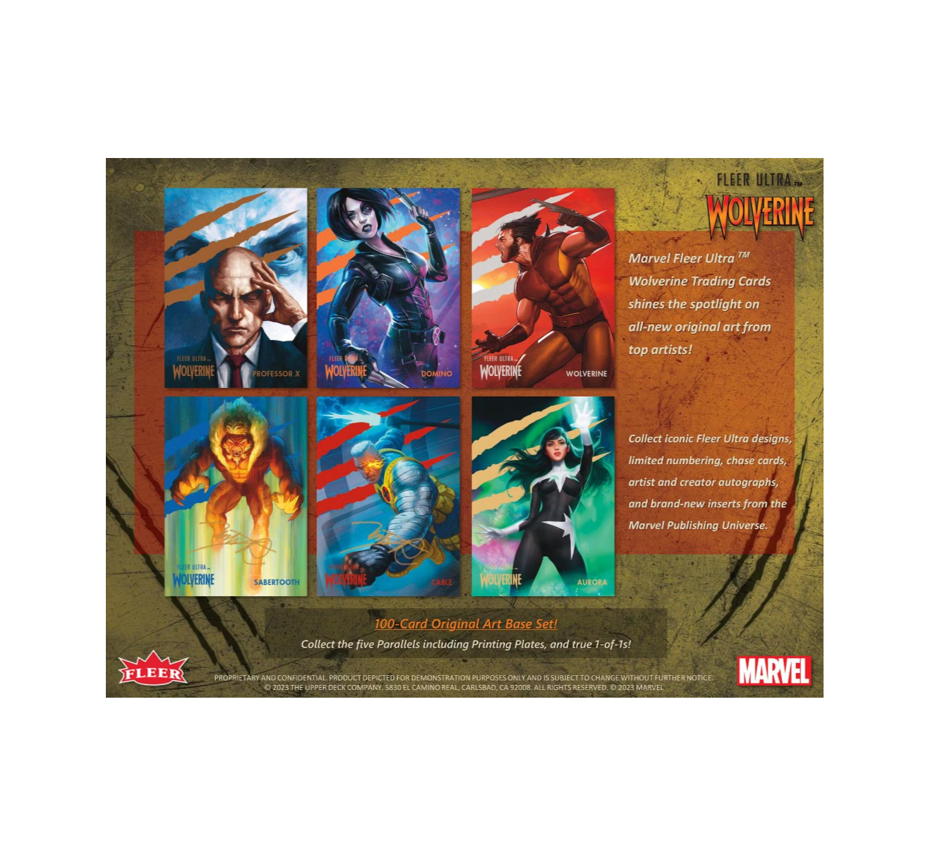 2023 Upper Deck Fleer Ultra Marvel Wolverine Hobby Box