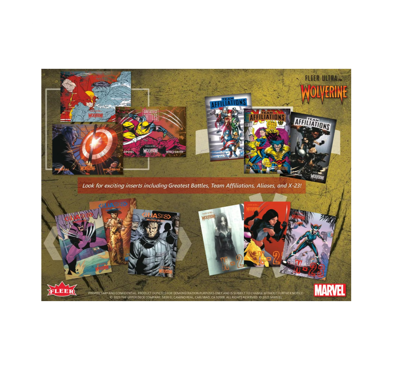 2023 Upper Deck Fleer Ultra Marvel Wolverine Hobby Box