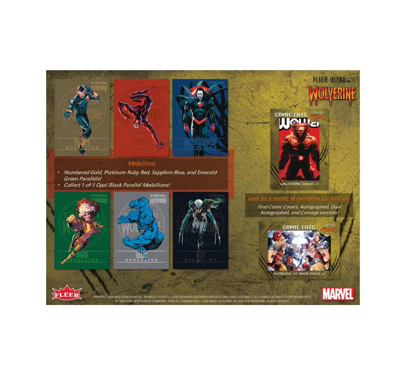 2023 Upper Deck Fleer Ultra Marvel Wolverine Hobby Box