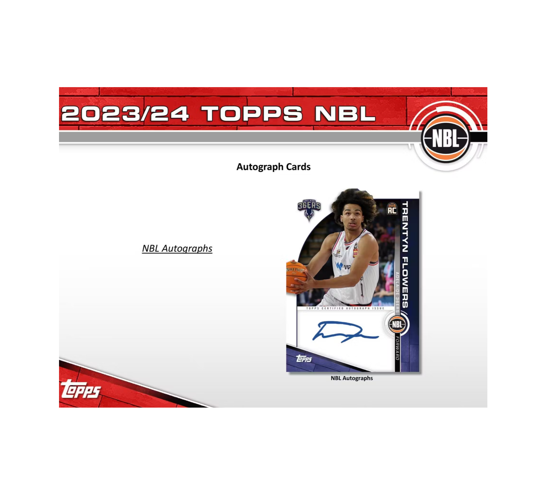 2023-24 Topps NBL Basketball Hobby Box