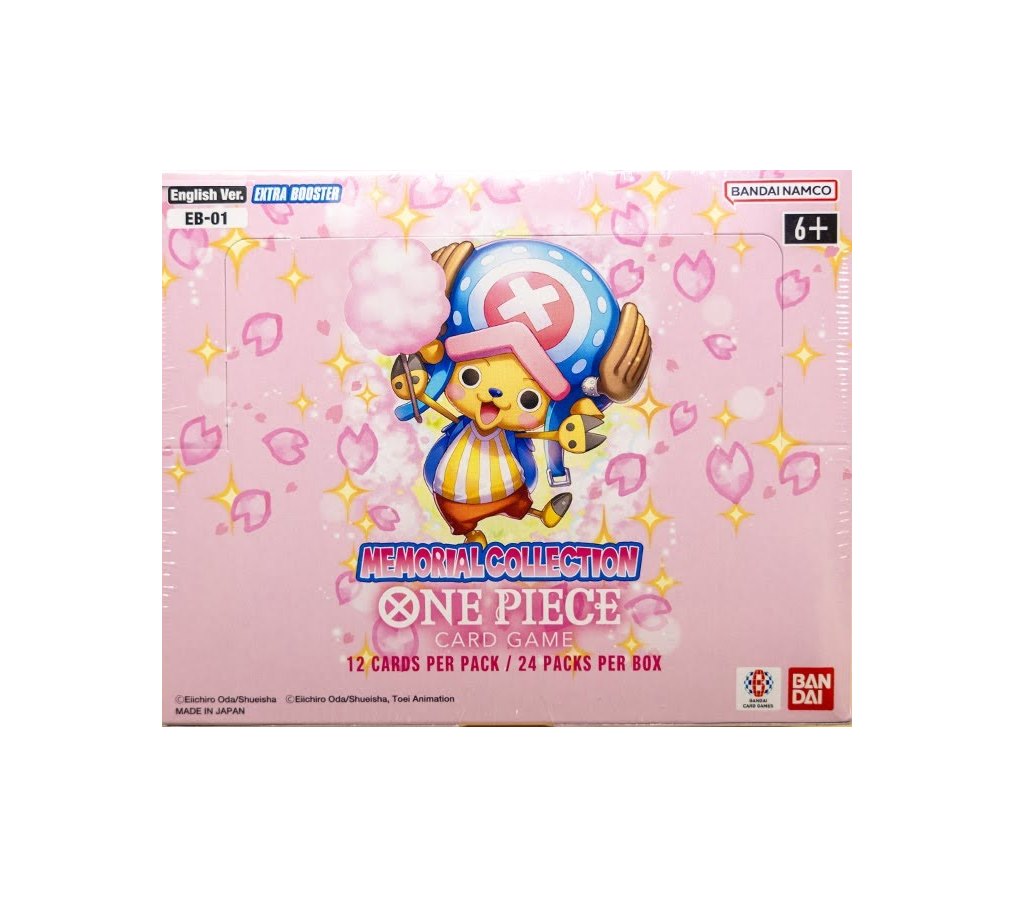 eb01 booster box One Piece EB-01 Memorial Collection (Japanese) This Japanese trading card box brings together the world of the popular app game and the Gundam Card Game in one collectible release Sealed EB01 Booster Box Case