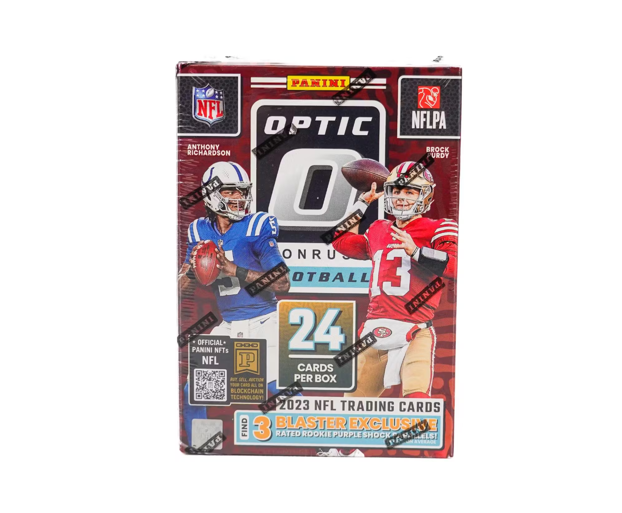 2023 Panini Donruss Optic Football 6-Pack Blaster Box (Purple Shock)