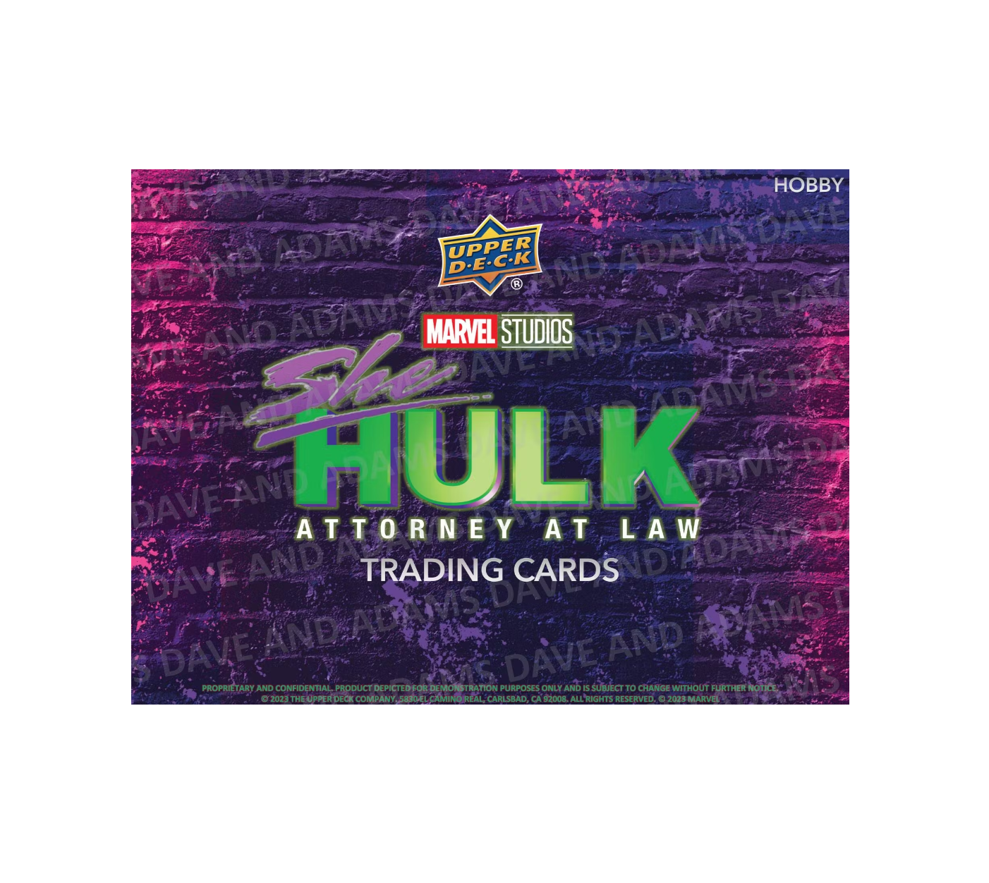 2024 Upper Deck Marvel Studios She-Hulk Attorney at Law Hobby 12-Box Case