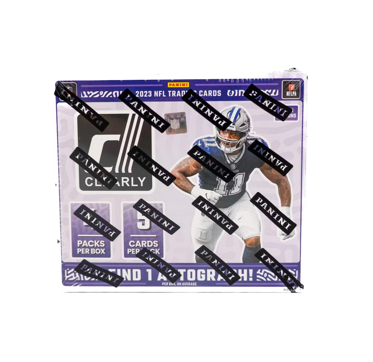 2023 Panini Clearly Donruss Football Hobby 16-Box Case