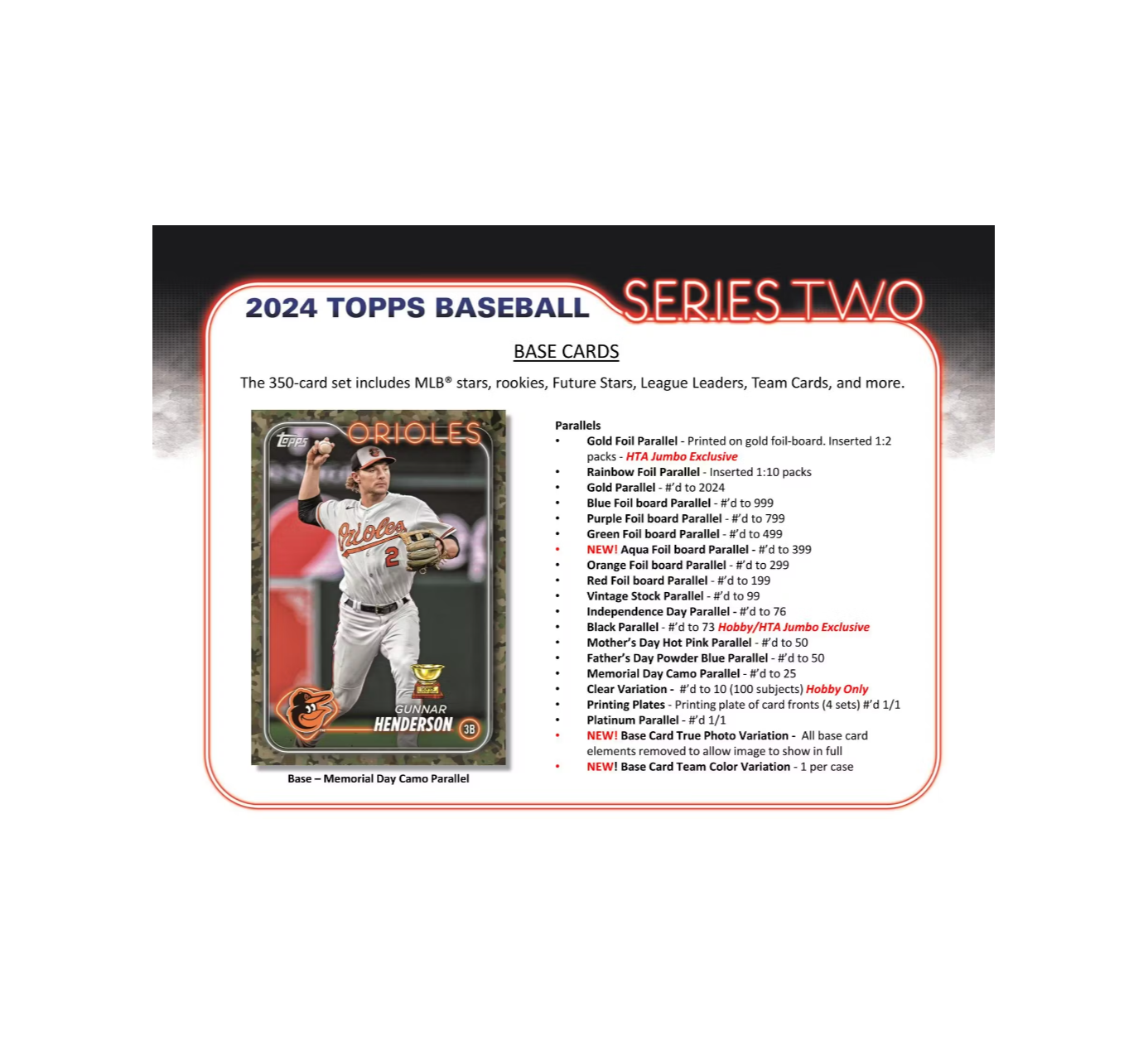 2024 Topps Series 2 Baseball Hobby 12-Box Case