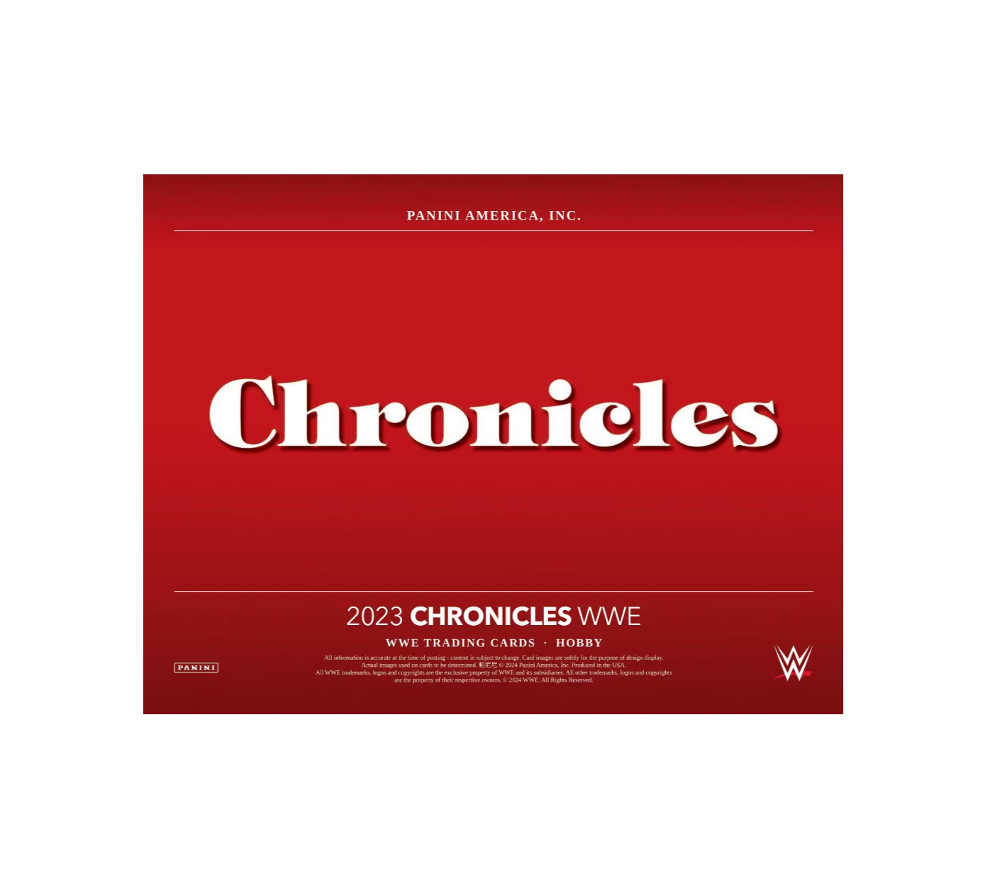 2023 Panini Chronicles WWE Hobby Box