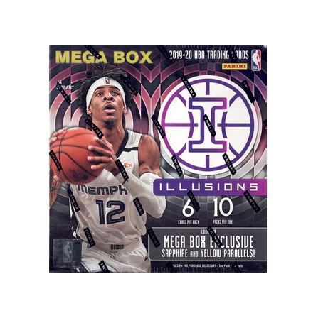 2019/20 Panini Illusions Basketball 60 Card Mega Box