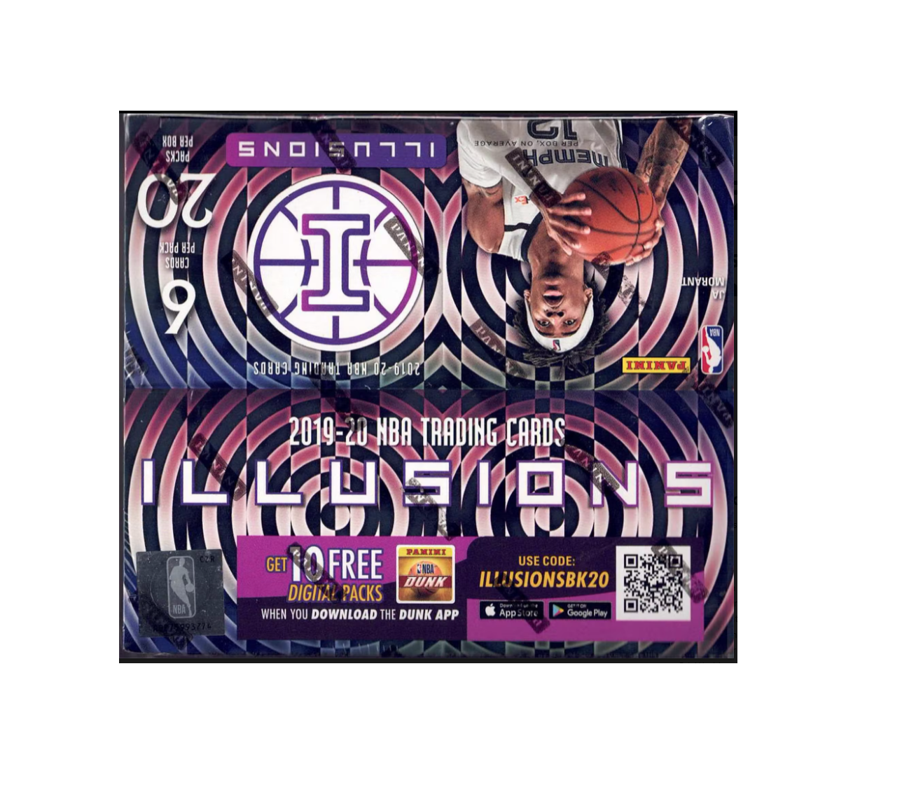 2019/20 Panini Illusions Basketball 20-Pack Retail Box