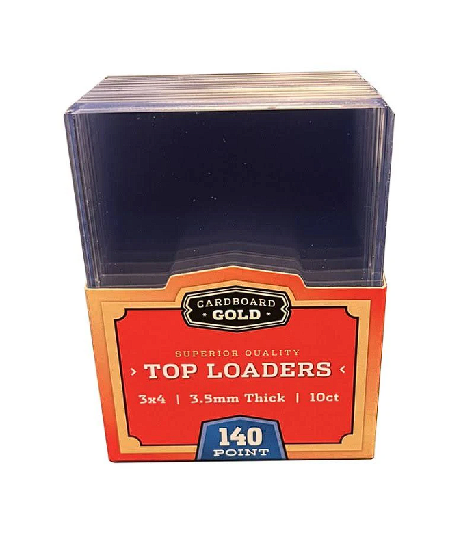 Cardboard Gold 140pt Top Loader