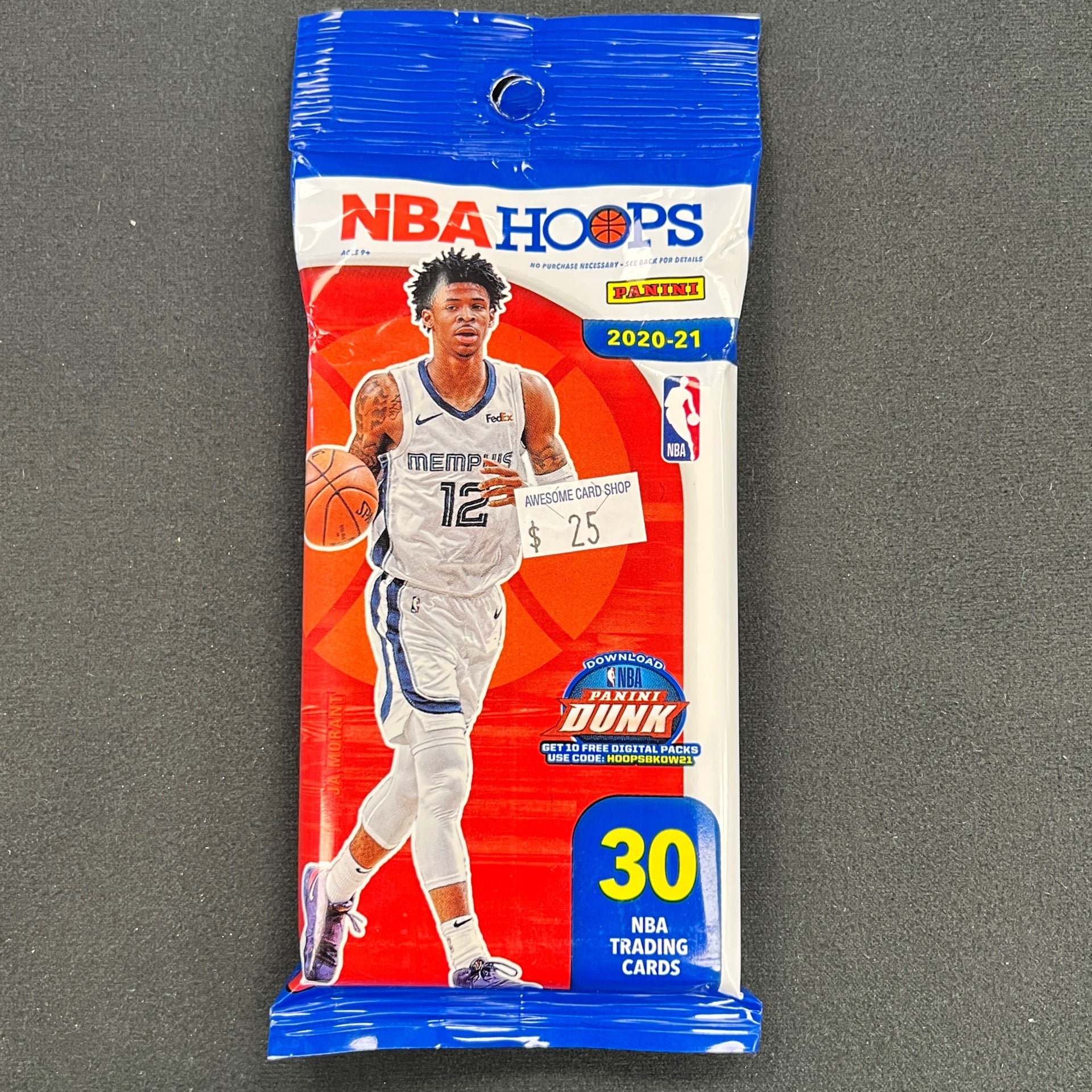 2020/21 Panini NBA Hoops Retail Cello Pack