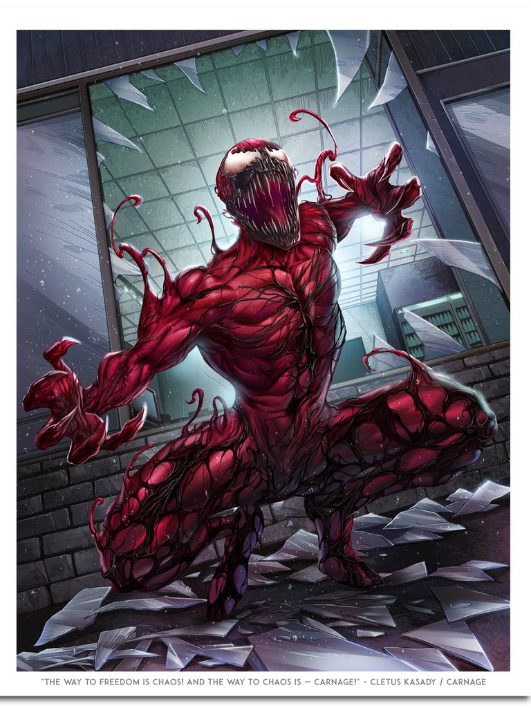 Carnage Art Print Dominic Glover