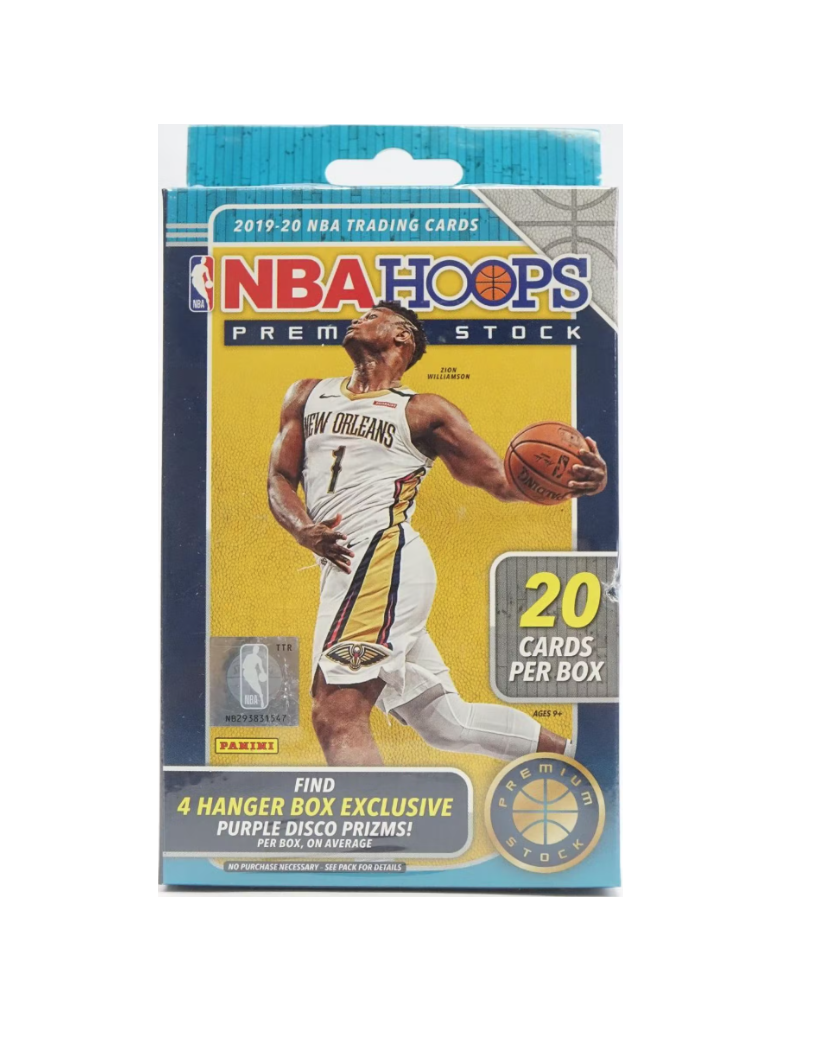 2019/20 Panini NBA Hoops Premium Stock Basketball Hanger Box