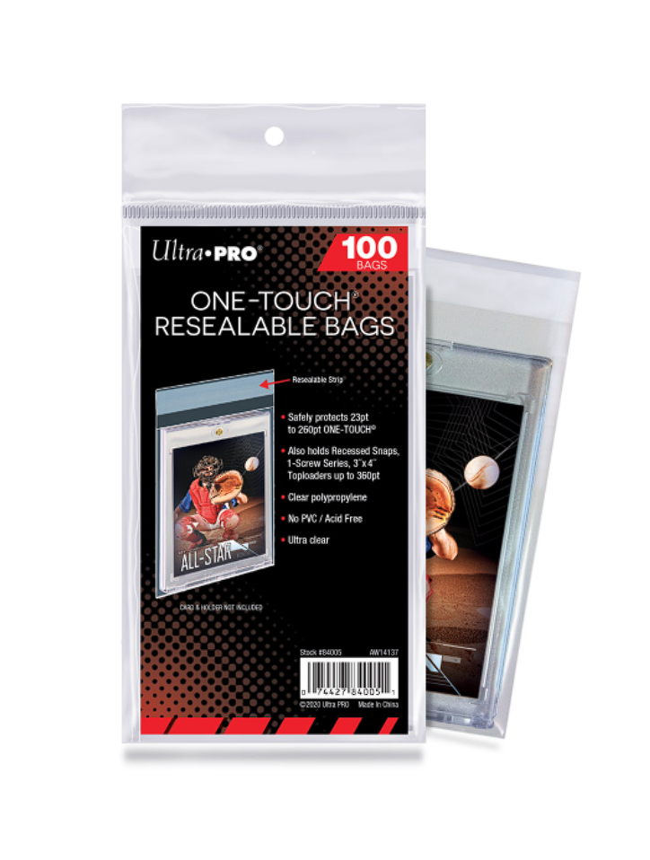 Ultra Pro One Touch Resealable Bags 100 (Count)