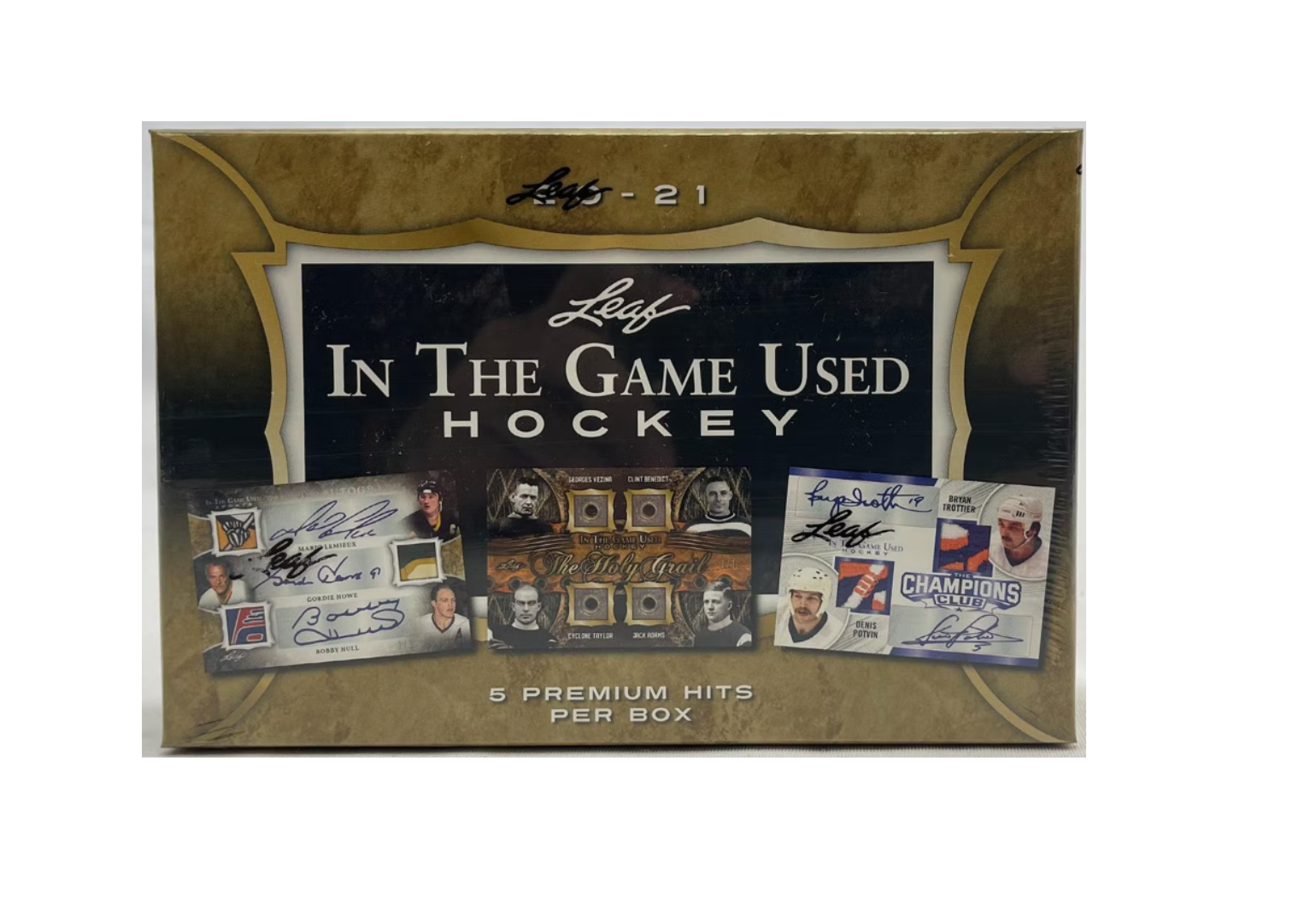 2020-21 Leaf In The Game Used Hockey 10 Box Case