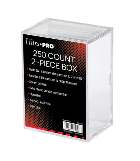 Ultra Pro 2 Piece Box 250 Count – The Awesome Card Shop