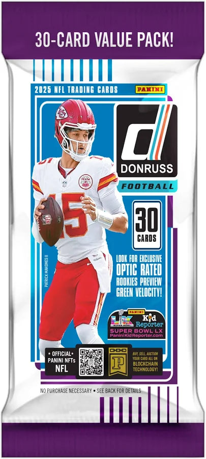 2025 Panini Donruss Football NFL Value Pack