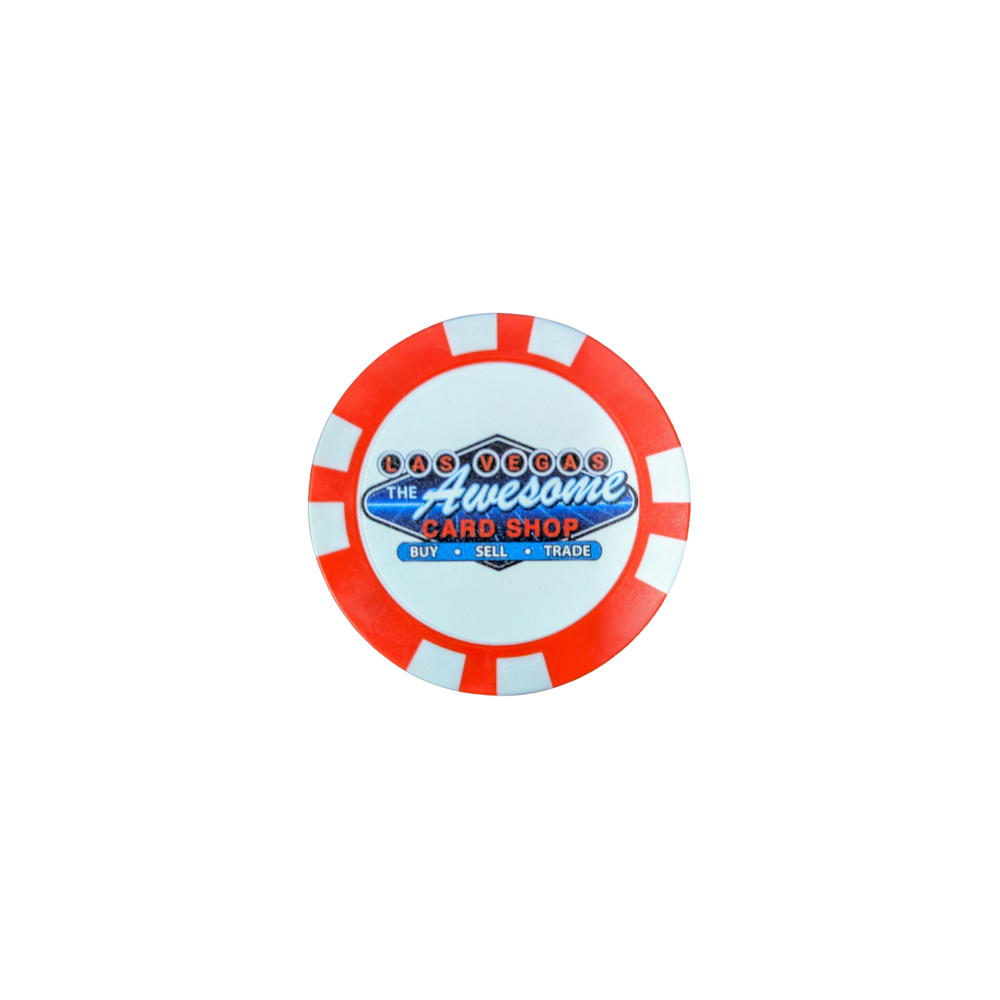 The Awesome Card Shop Poker Chip